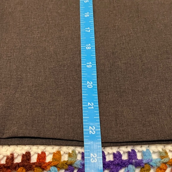 🥇 NY&Co. Grey Tuxedo Midi Leather Trim - Picture 11 of 11